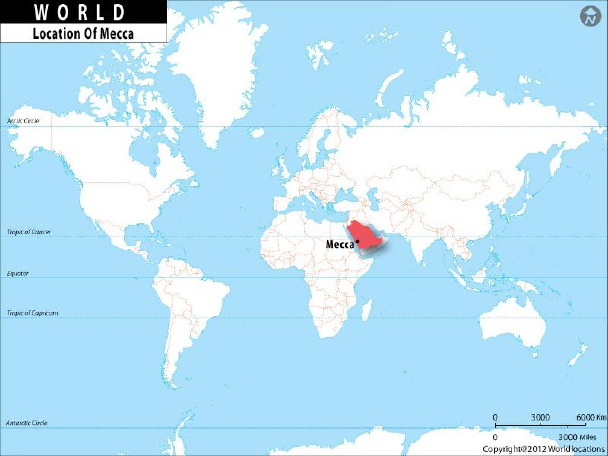 Meka maailma kaart